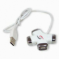 White 4 Port USB Hub